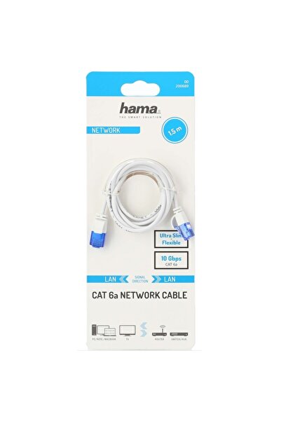 Hama Cablu U/UTP CAT6a Slim, 1.5m