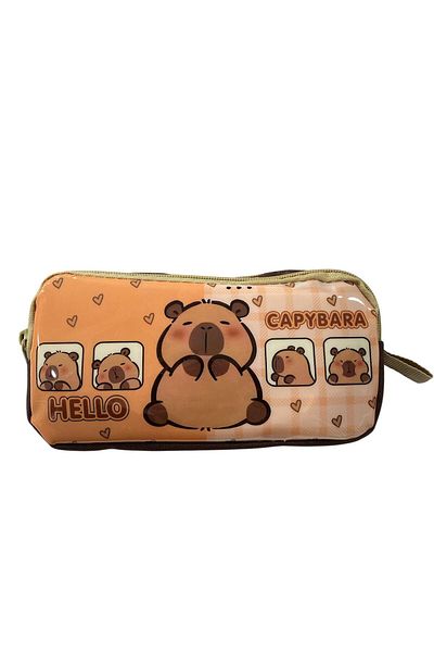 tüftürük Micro Mb-6478 Capybara Double Eyed Pencil Bag