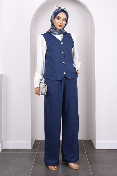 İmajButik Σετ παντελόνι Indigo Vest