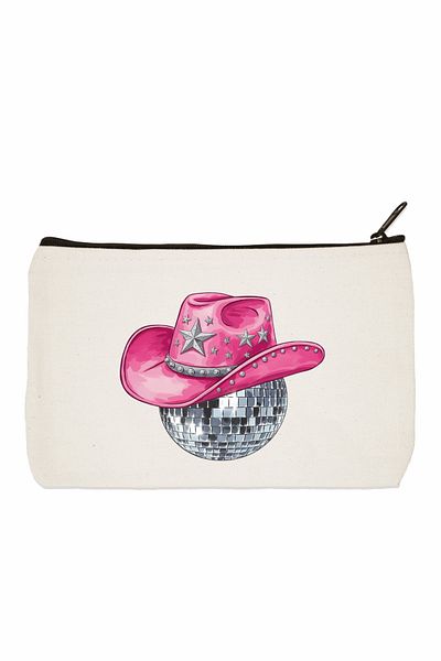 designedfy Τσάντα μακιγιάζ με στάμπα Disco Cowboy