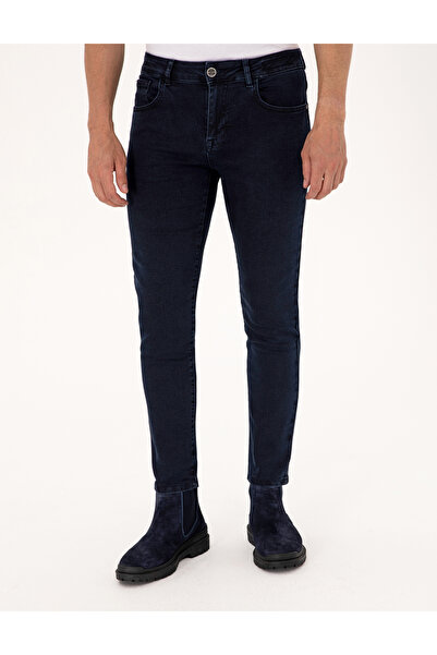Pierre Cardin Lacivert Slim Fit Jean Pantolon 50315248-VR033