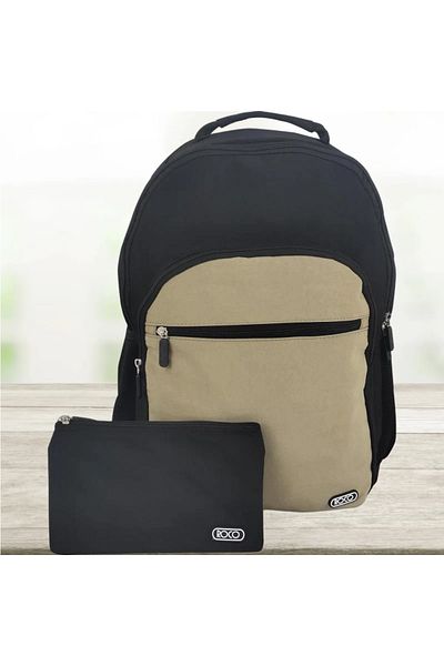 Roco Basic 2 Tone Mix Backpack with Accessory