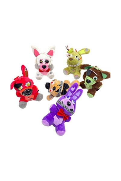 OEM Set 6 plush toys, Five Night's at Freddy's, multicolor, 23 cm
