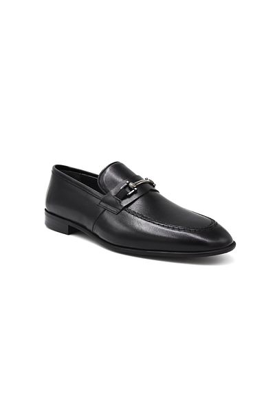 Fosco Γνήσιο Δερμάτινο Ανδρικά Παπούτσια Casual 3181 ΜΑΥΡΟ