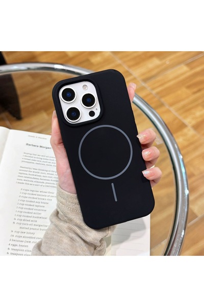 HYPERSOFT Iphone 15 (6.1 inç) Uyumlu Premıum Lansman Kılıf Magsafe Destekli Ö...