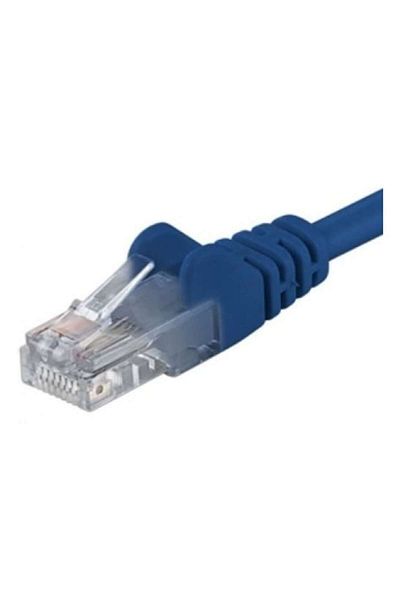 PremiumCord Patchcord UTP RJ45-RJ45 Cat.5e 0.25m, Albastru, Cupru Solid, 26AWG
