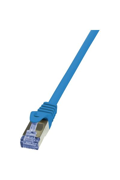 LogiLink Cablu S/FTP Cat6a, LSZH, cupru, 5 m, albastru, AWG26, dublu ecranat