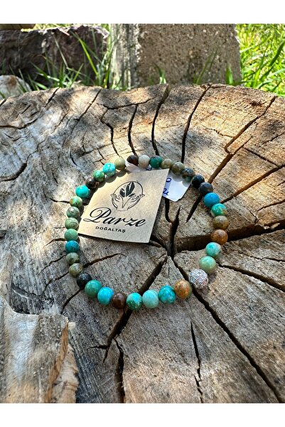 African Turquoise Natural Stone Bracelet