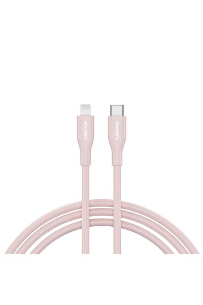 CANYON CNS-CLNM60SC10PS USB-C to Lightning Cable 60W 1m Pink