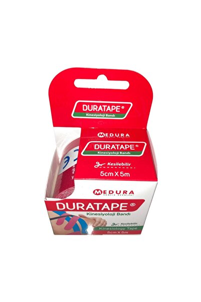 Duratape - شريط كينيزيو كينيزيولوجي للآلام 5CMX5MT أحمر