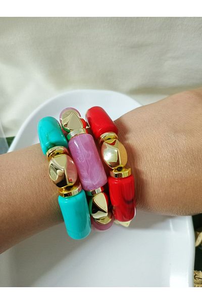 mos&more Pink Gold Flexible Bracelet