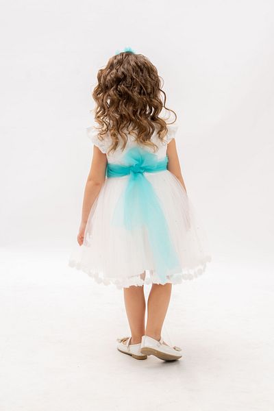 Eray Kids Girl's Princess Evening Dress Belted Lace Birthday Dress 3-6 Years Old