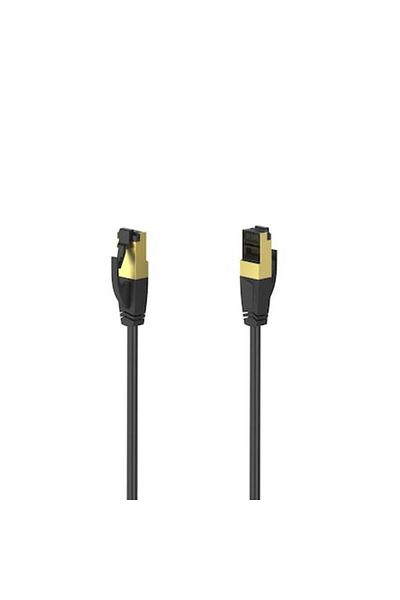 Hama Network Cable 200691, CAT 8, 40 Gbit/s, S/FTP, Halogen-free, 0.50 m Black