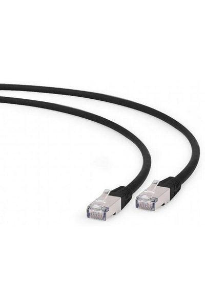 Gembird cablu de conectare RJ45, Cat. 6a, FTP, LSZH, 0.25m, negru
