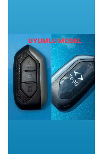 EBG İSTANBUL Togg T10X 3 Keys Smart Protection Key Case Red Silver Silver Color High Quality