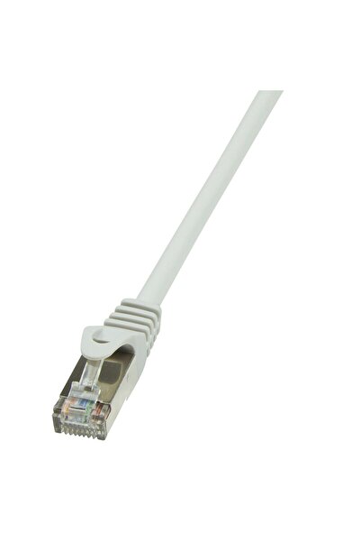 LogiLink S/FTP Cat5e Cable, Copper-aluminium, 2 m, Grey, AWG26, Double Shielded