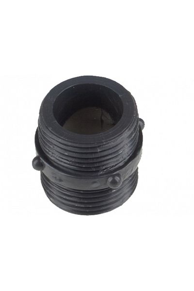 Universal Equal Nipple, 3/4-3/4, Black
