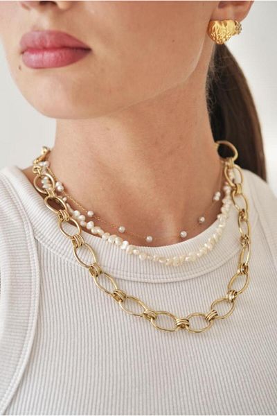 AŞIK ACCESSORIES Modern Thick Chain