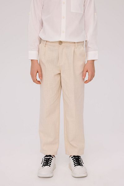 Nebbati Boy Ecru Trousers