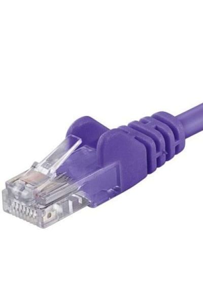 PremiumCord Patchcord UTP RJ45-RJ45 Cat.5e 0.5m, Violet
