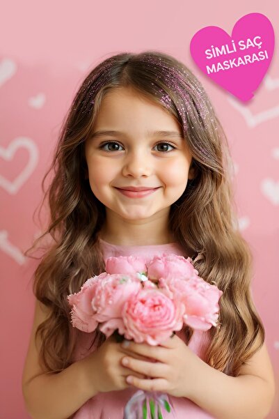 WeMara LITTLE PRINCESS SIMLI SAC MASKARASI PEMBE 6 ML