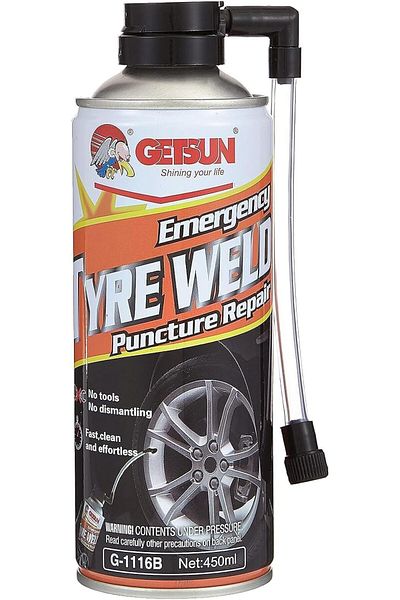 GETSUN G-1116 B إصلاح ثقب الإطارات في حالات الطوارئ 450 مل