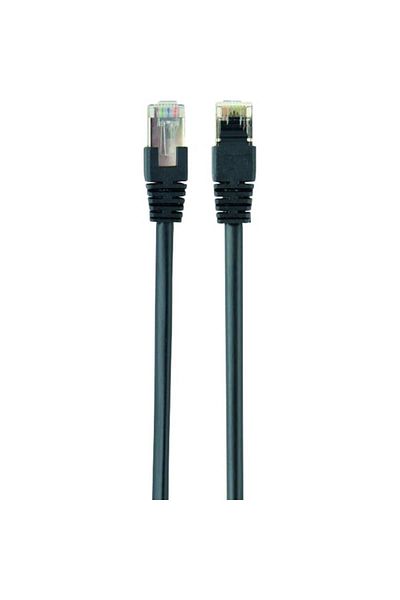 Gembird Cablu FTP Cat6, cupru-aluminiu, 0.5 m, negru, AWG26, ecranat