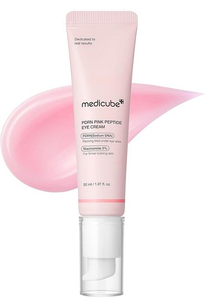 Medicube Salmon DNA PDRN Pink Peptide Eye Serum, Niacinamide and 99%