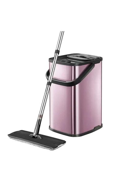 Dreamramp Cleaning Set with Stainless Steel Mop Bucket and Extensions