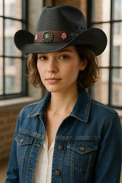 LAGRANZE Premium Vintage Cowboy Hat Unisex