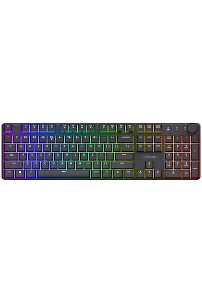 Trust Tastatură mecanică de gaming GXT868 TORIX, Full RGB, programabilă, cablu de 1.8m, neagră