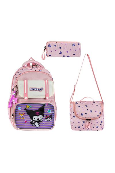 Çanta Sepetim Kuromi Nutrition Primary School Backpack with Pen Holder