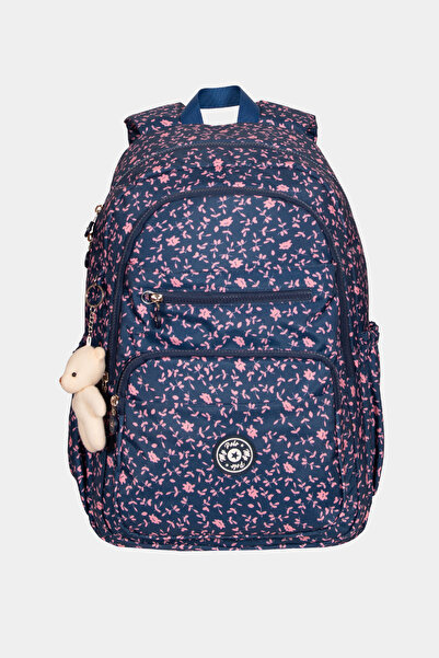 Miracle My Polo Durable Unisex School Backpack with Crinkil Toy