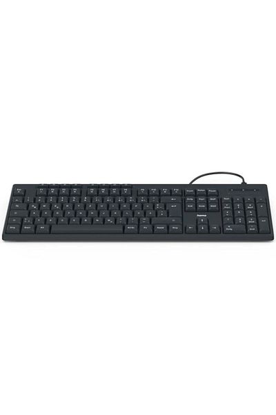 Hama Tastatură USB CK-200, 8 taste media, QWERTY RO, neagră