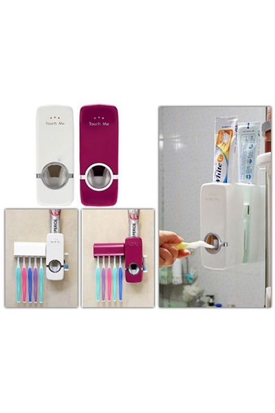 SepetBudur Automatic Toothpaste Squeezer - Toothbrush Holder