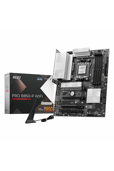 MSI Pro B850-P Wifi Amd B850 Socket Am5 Ddr5 8200+(Oc)Mhz Atx Gaming (Gamer) Motherboard