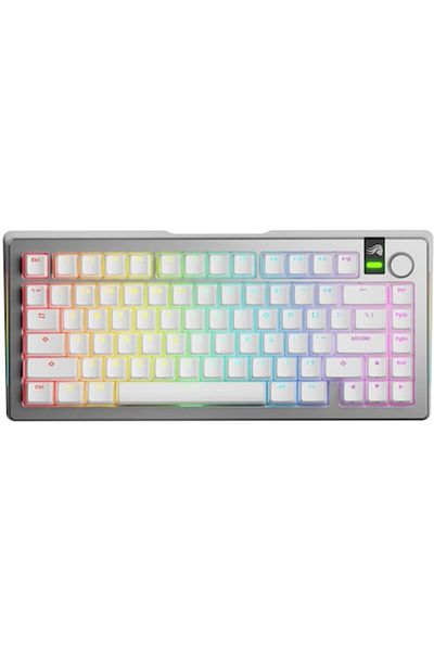 Glorious Tastatură mecanică GMMK 3 PRO 75% prefabricată, wireless, switch-uri Fox, configurație americană, 81
