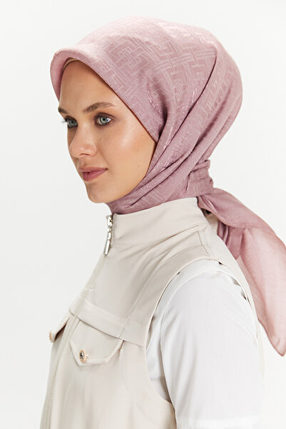 Setrms Geometrik Desenli Viskon Eşarp