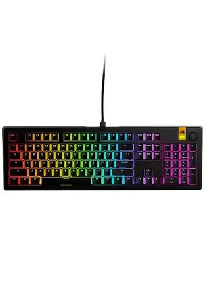 Glorious Tastatură mecanică, Glorious, RGB, neagră