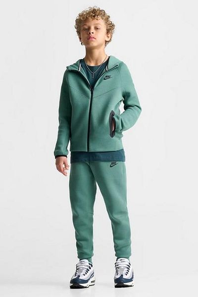 Nike Sportswear Tech Fleece Σετ Μπλε Unisex Παιδική Φόρμα Πράσινη