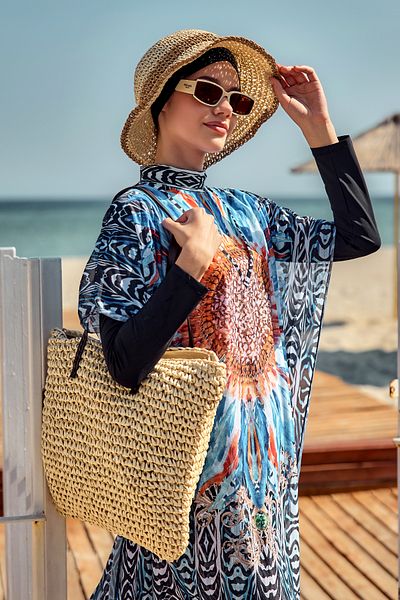 Remsa Mayo Τσάντα παραλίας Remsa Wicker 011 Ecru