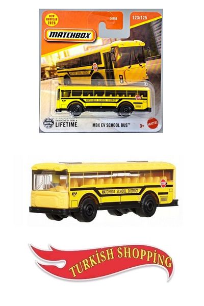 shop مباراة. تصميم بمقياس 1:64 لحافلة مدرسية Mbx Ev مدى الحياة