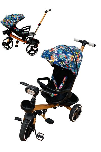 OEM Multifunctional Tricycle for Children, 360° Rotating Seat, Sleeping Position, Foldable