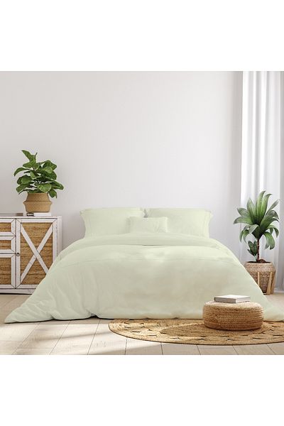 Boutique Blanche 500tc egyptian cotton queen duvet set 200*200 cm, light grey
