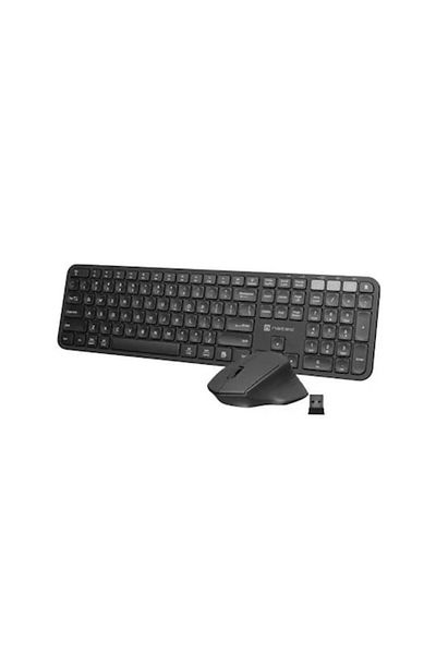 Natec Set tastatură și mouse, Natec, QWERTY, Negru