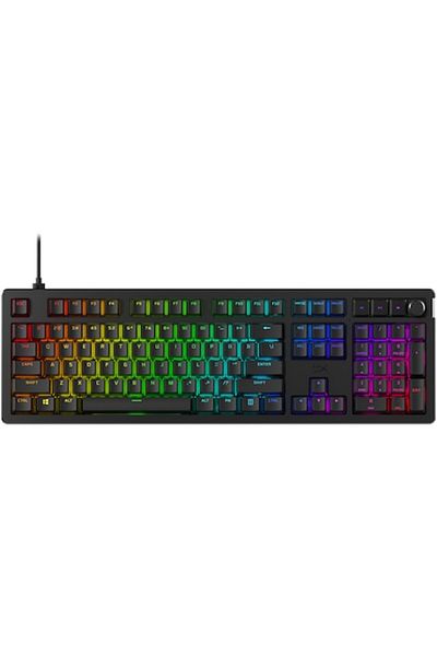HyperX Tastatură mecanică de gaming din aliaj Rise, comutator HX-Linear, software NGENUITY, USB-C detașabil