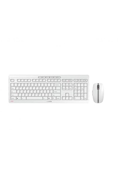 Cherry Kit tastatură cu mouse, Stream, Wireless, Alb