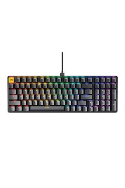 Glorious Tastatură mecanică de gaming GMMK 2, dimensiune completă, complet asamblată, neagră