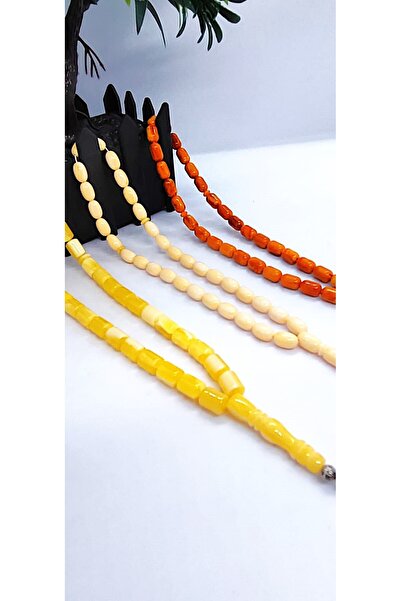 Lio20 2 Beirut Drops and 1 Beirut Powder Amber 3-Piece Prayer Beads Set-Gift Accessory Prayer Beads Set