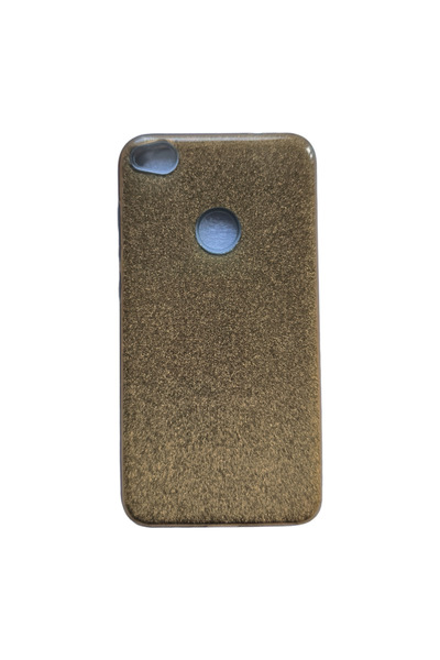 OEM Carcasă compatibilă cu Huawei P8 Lite-2017, silicon cu sclipici, auriu